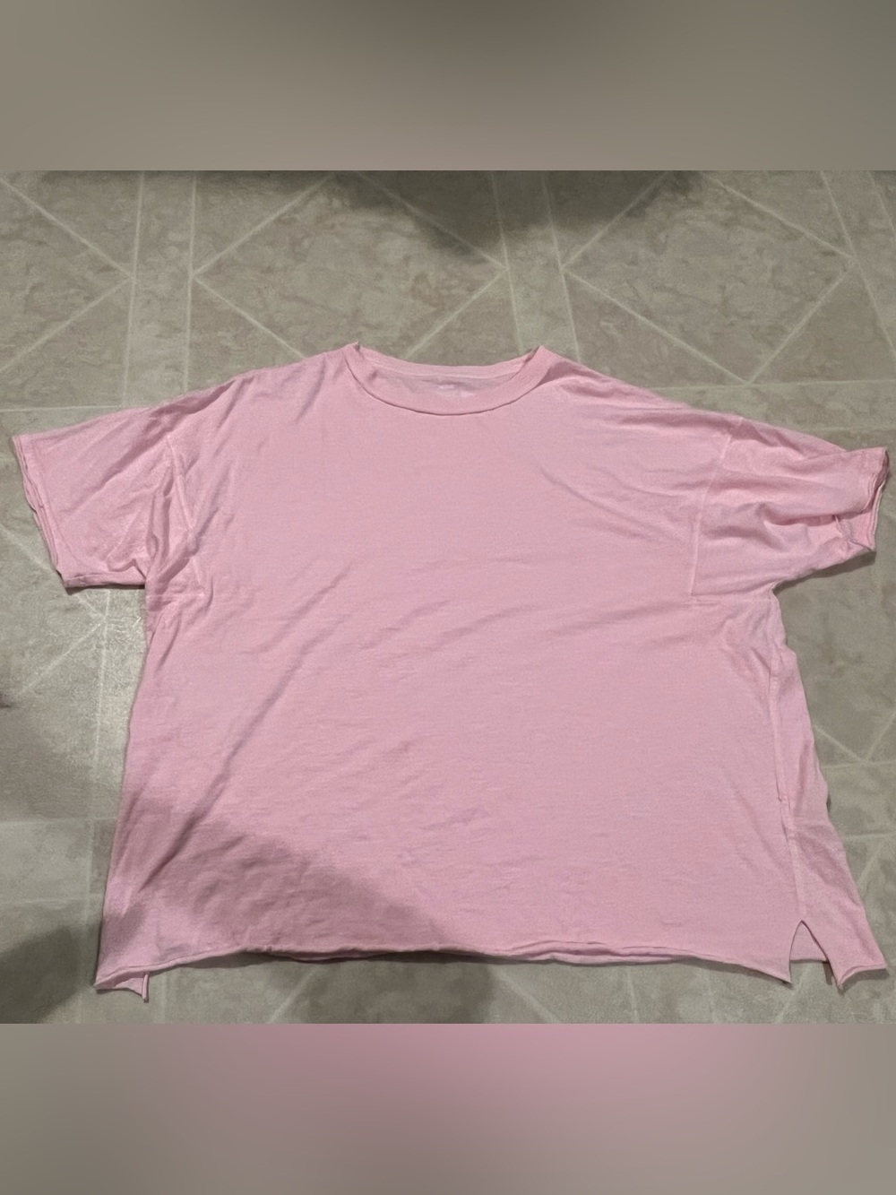 aerie Women’s Crew Neck Tee - Light Pink